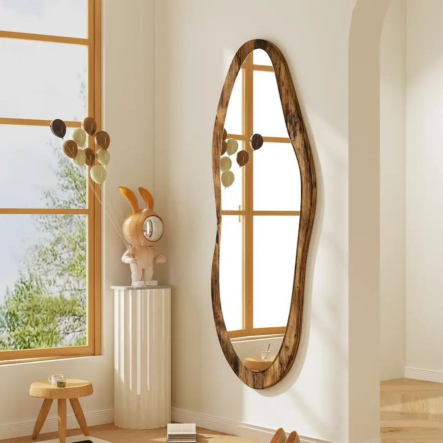 Vintage Asymmetrical Wall Mirror 6