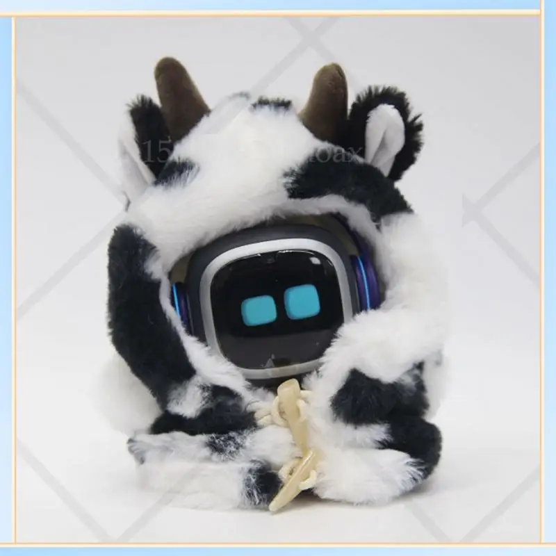 -SPOR Vestiti Robot Vestiti Panno per EMO Robot Abbigliamento per animali domestici Accessori di abbigliamento (Solo vestiti) - Mucca da latte