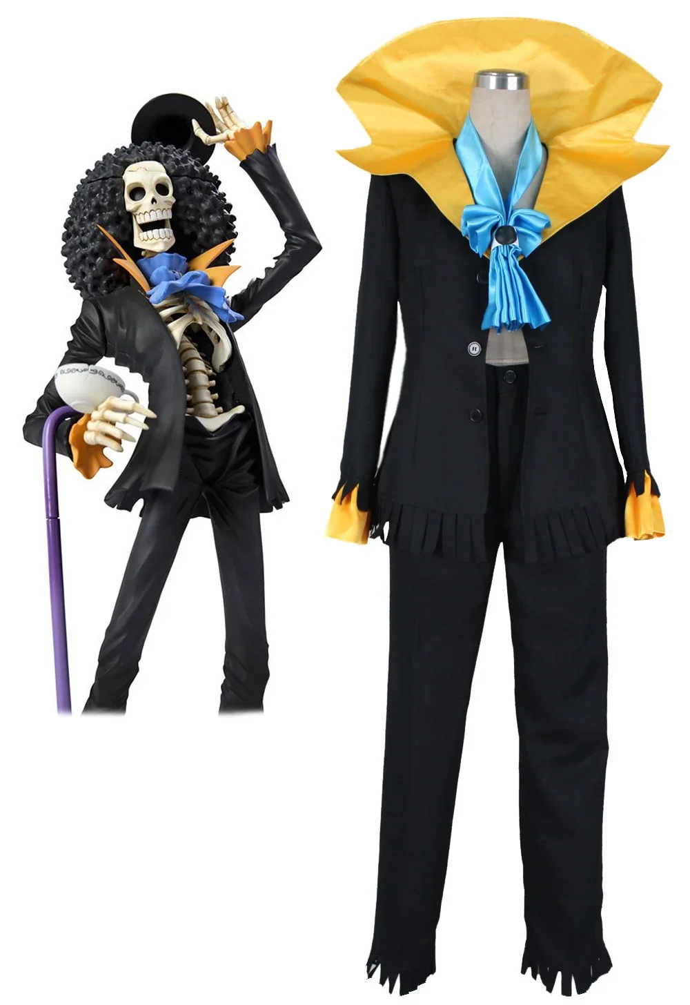 

Dead Bones Brook Suit Cosplay Costume Custom Made