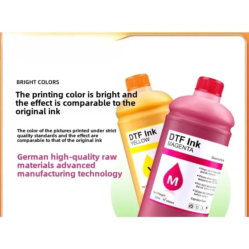 dtf hot stamping ink Special printing textile ink for white ink hot stamping is suitable for xp600 sprinkler water-based paint