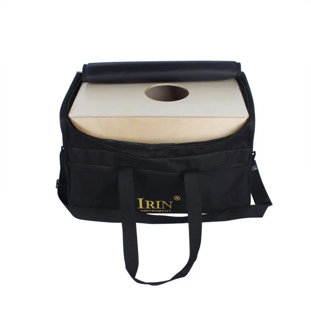 Waterproof Oxford Fabric Cajon Storage Bag Soft Box Drum Gig Case w/ Strap