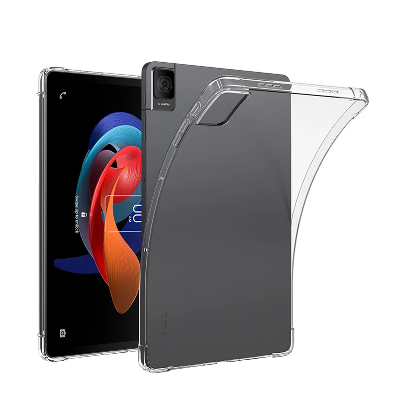 

Чехол для планшета TCL Tab 10 Gen 2 10.4" и 10L Gen 4 3 2 10.1" с защитой от ударов, прозрачная задняя крышка из TPU с воздушными подушками