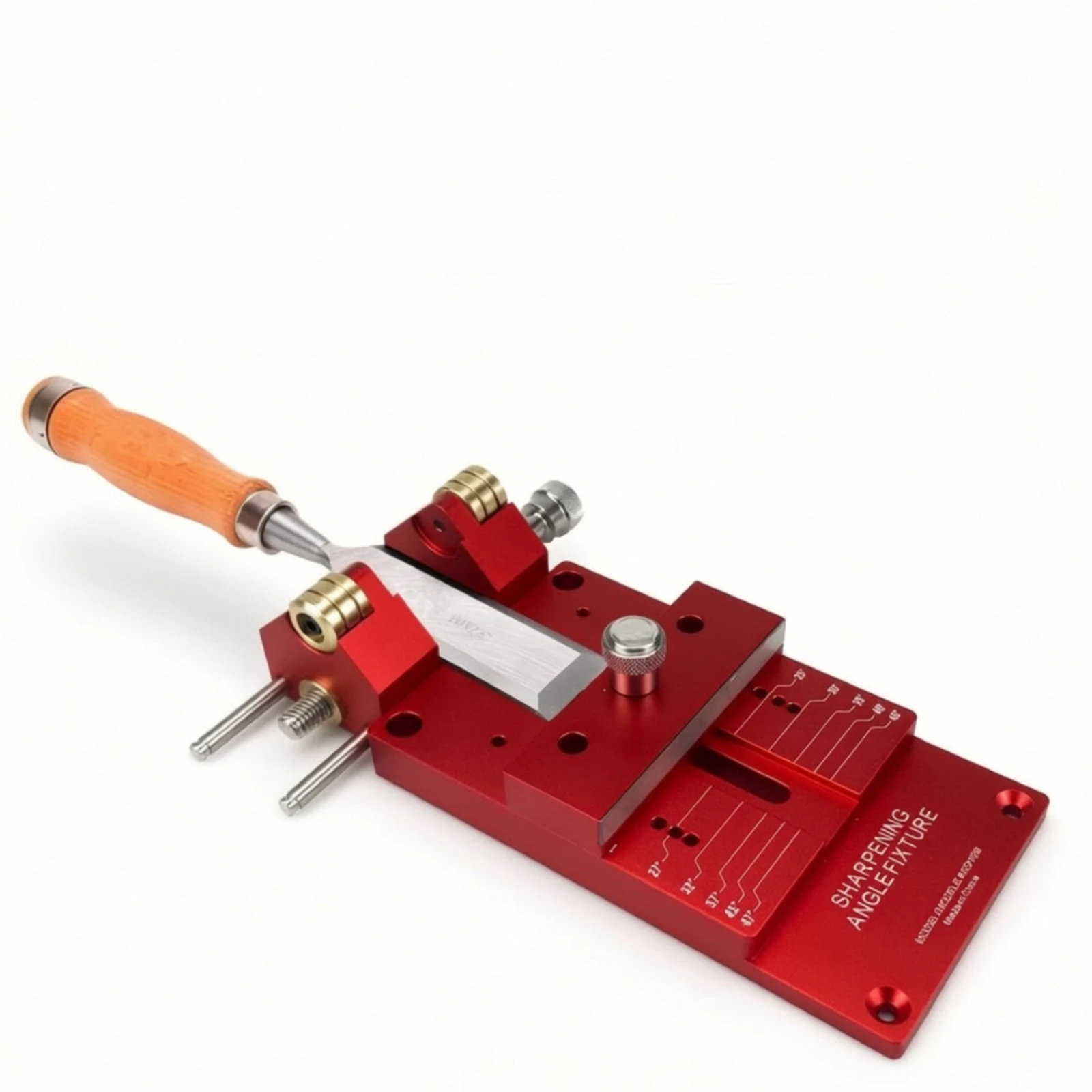 Sharpening Jig with Angle Gauge Accurate Honing Guide with Angle Gauge Carving Tool Honing Guide Clear Tool Heavy Duty