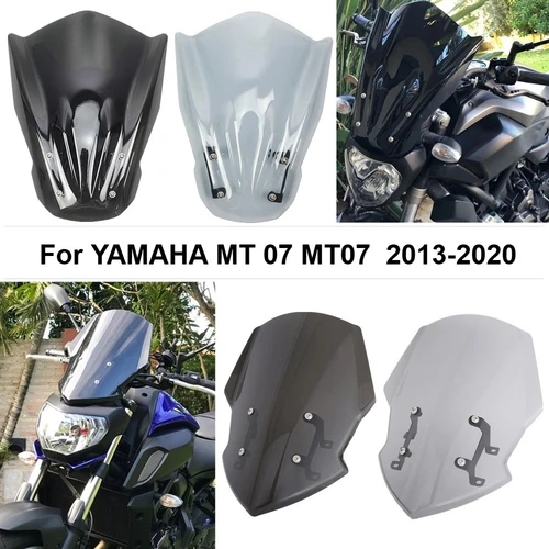 Imagen 1 del producto LJBKOALL para MT 07 MT07 parabrisas delantero para YAMAHA MT 07 MT07 parabrisas Deflector de viento parabrisas 2013-2020