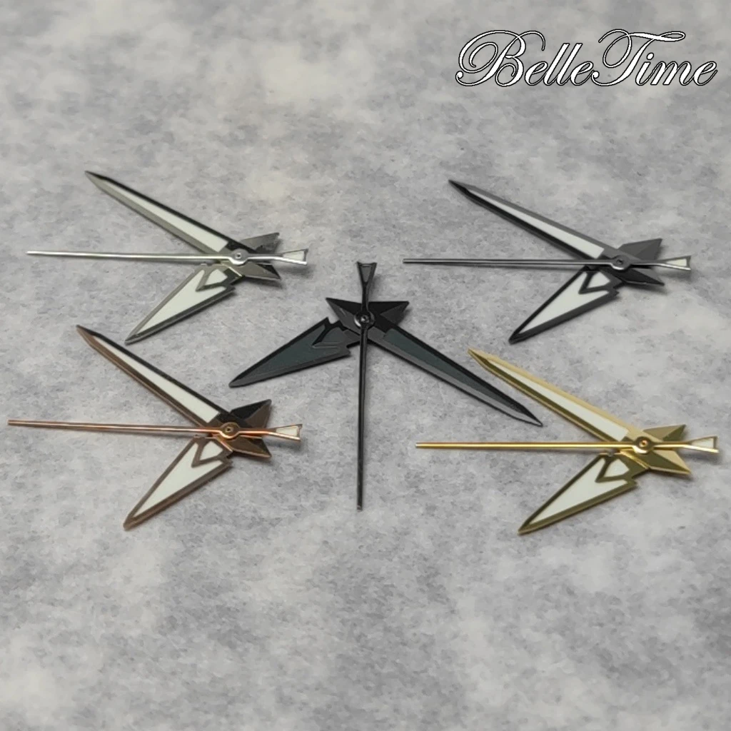 Silver/Gun/Black Gray/Gold/Rose Gold C3 Green Luminous Watch Hands For NH35 NH36 NH37 NH38 NH39 NH70 Movement Watch Accessories image 4