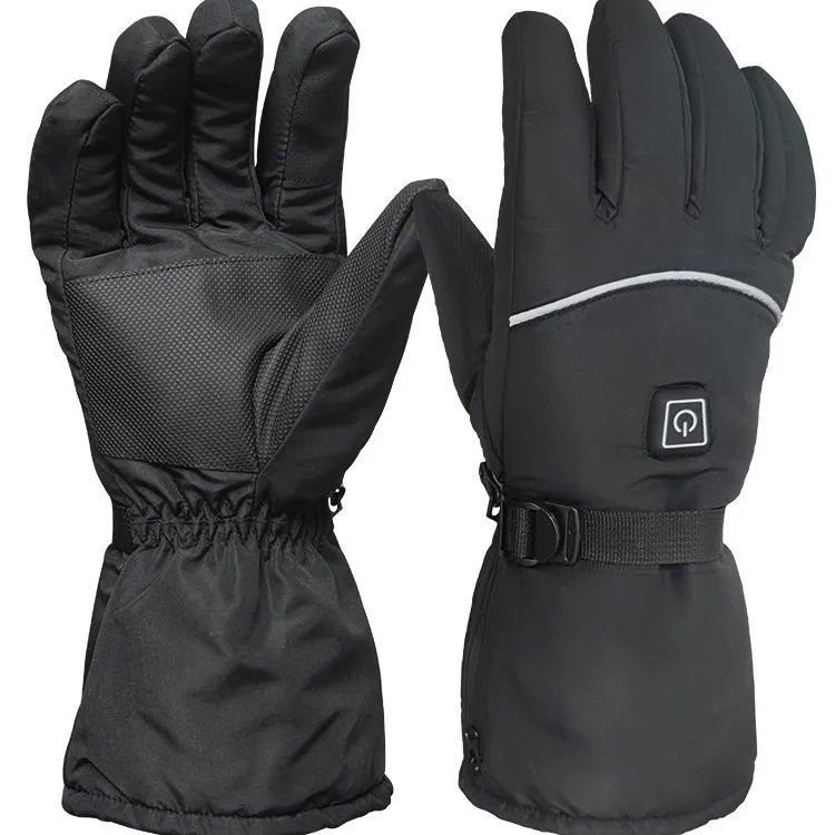 Cross-border  gloves outdoor skiing cycling  electric heating gloves touch screen charging cold-proof heating