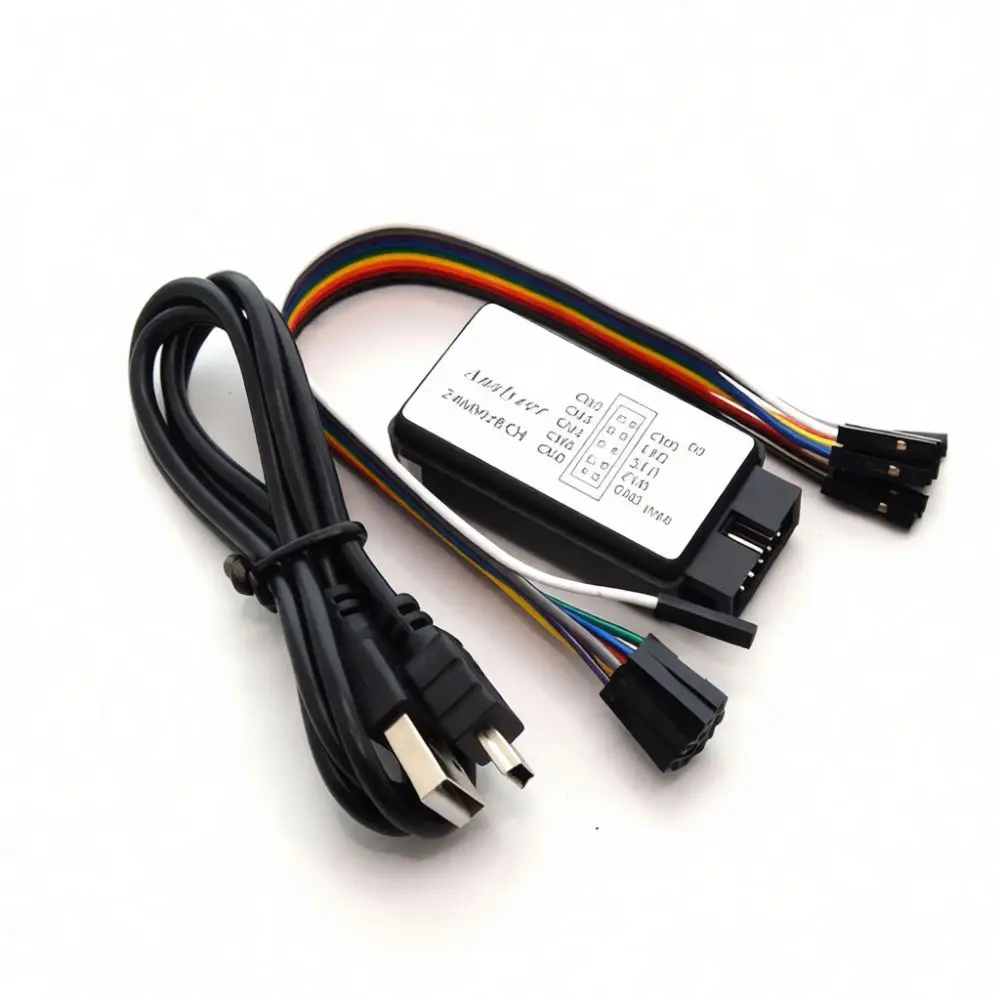 USB Logic Analyzer 8 Channel 24MHz Debugger Tool For Embedded Development ARM FPGA Microcontroller Signal Timing Analysis