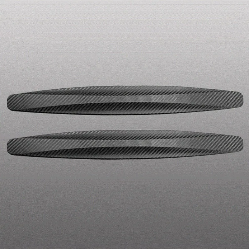 2 x Carbon Fiber Front&Rear Bumper Protector Corner Guard Scratch Sticker 16"