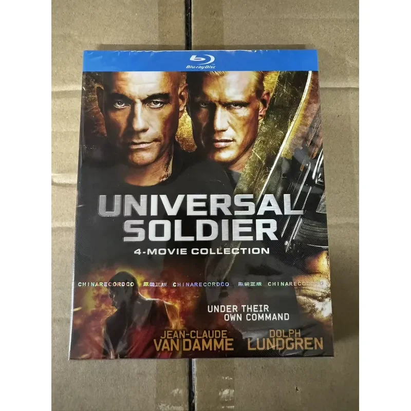 Blu-ray Disc Classic Old Movie Reconstruction Warrior Quartet BD Blu-ray Disc Box Set