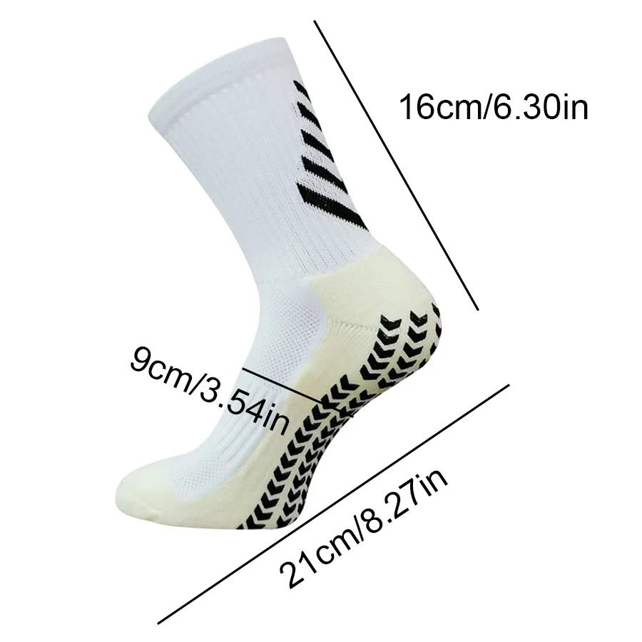 Breathable Pairs New 1 Football Men Women Anti-slip Soft Socks Running Soccer Basketball Cycling Sports Grip Socks