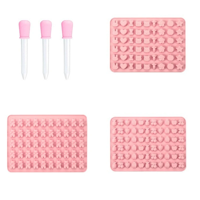 Animal Fruit Silicone Sobremesa Molde, Self-Made Food, Jelly Drop, DIY