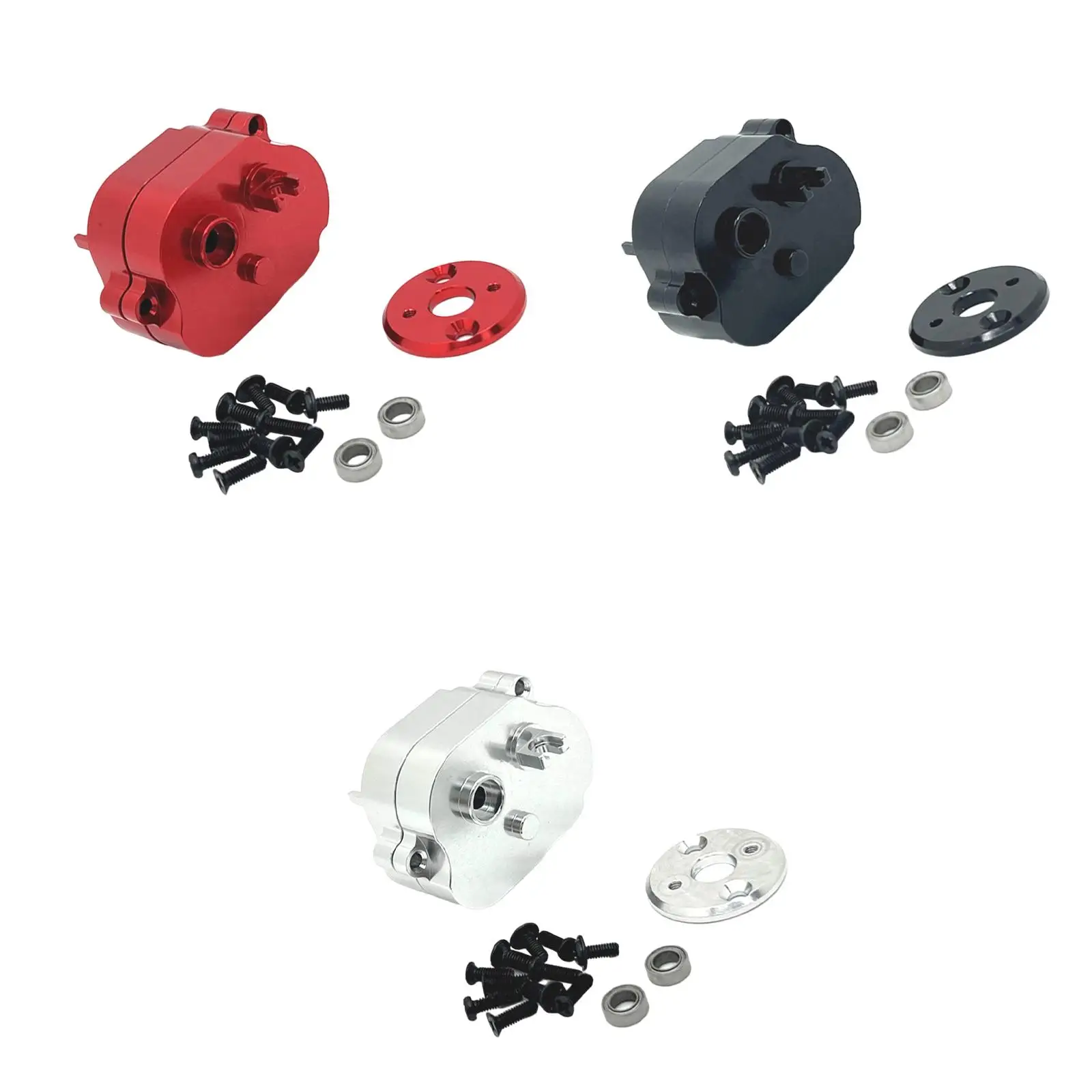 

RC Car Gearbox Housing RC Car Accessories Easy to Install RC Replacements Aluminum for MN82 LC79 MN78 1/12 Scale RC Car DIY Accs