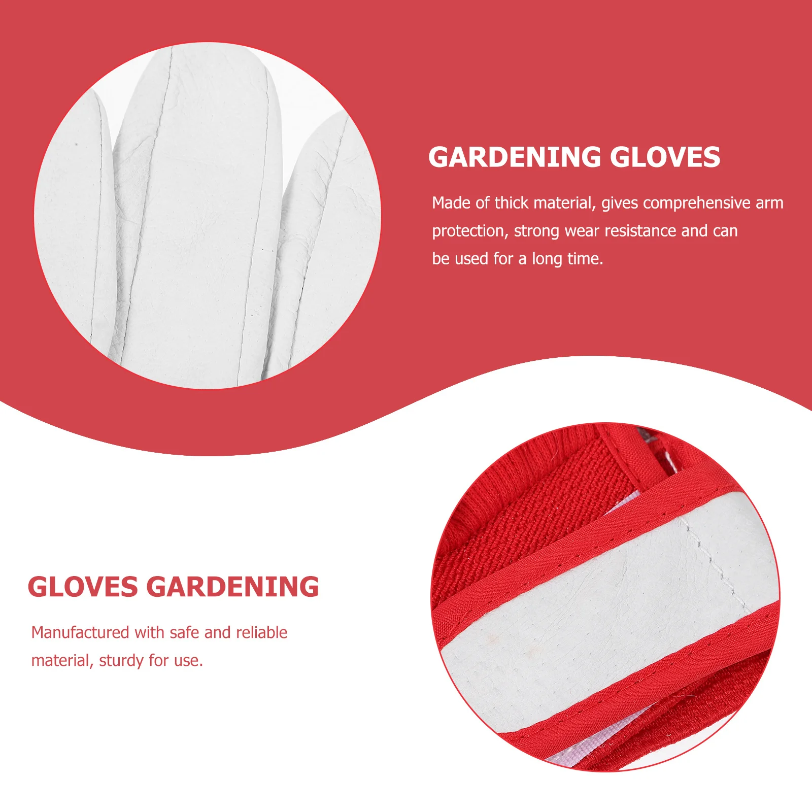 

1 Pair Thorn Proof Gardening Gloves Thick Durable For Planting Pruning Picking Weeding Cleaning Garden Working Dust Leaf