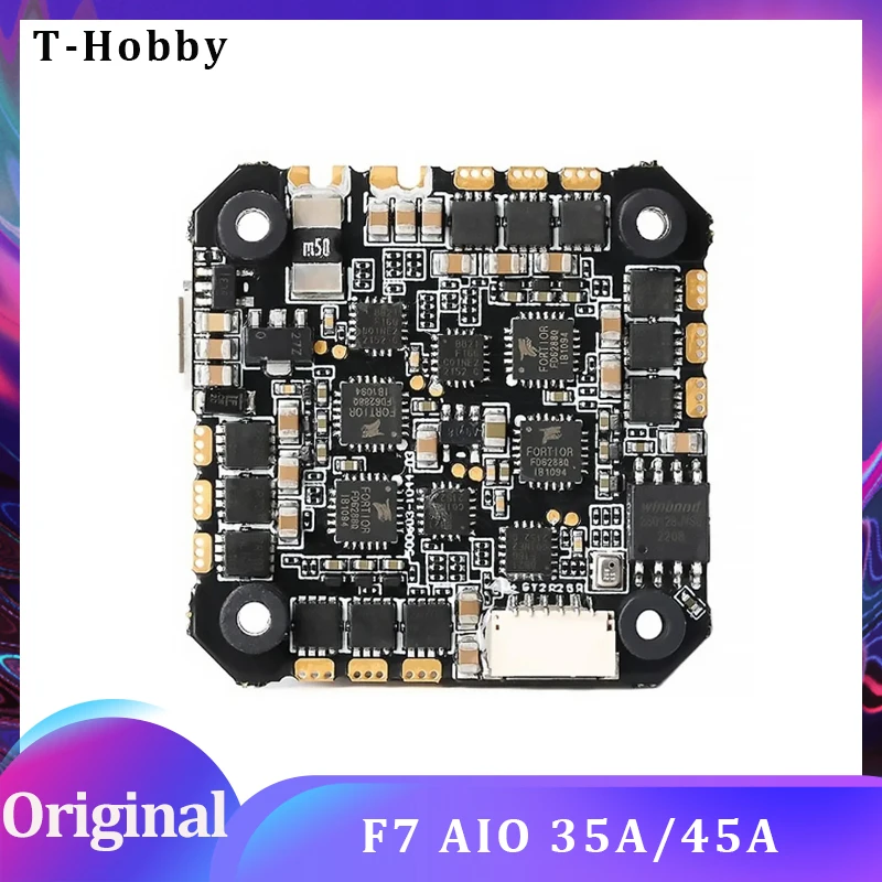 

T-Motor F7-35A-AIO F7-45A-AIO F7 35A 45A 6s AIO Flug Kontrolle MPU6500 MCU STM32F722 Прошивка BSL Барометр BMP280
