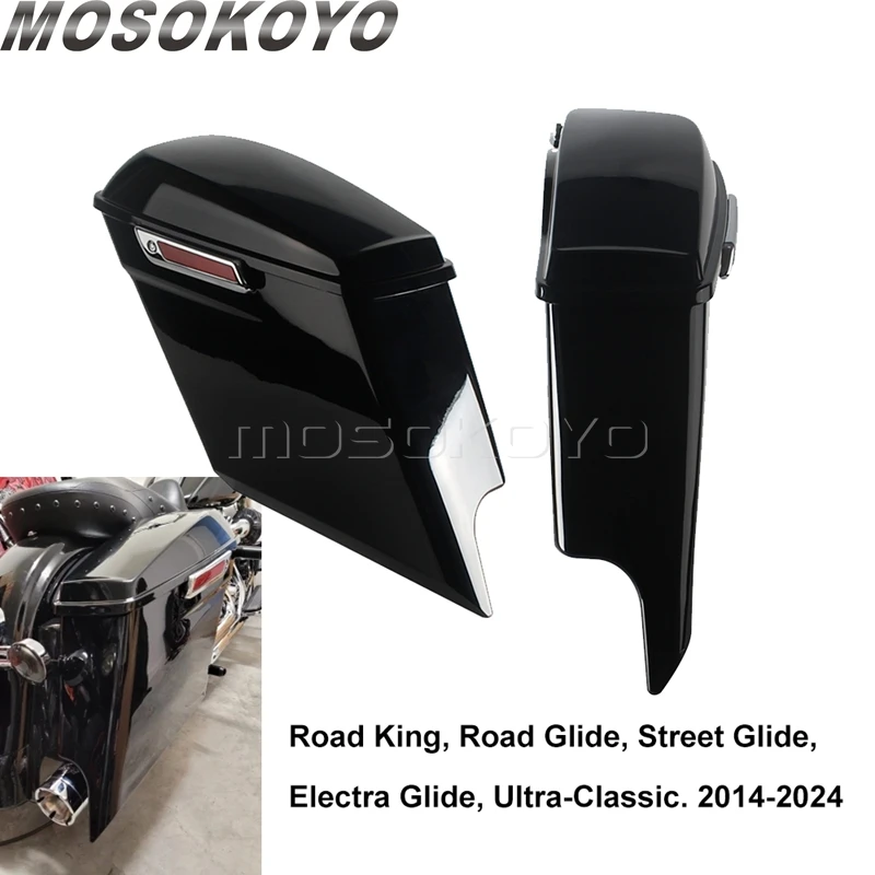 

Для мотоциклов Harley Touring Street Electra Glide Ultra Limited Road King 2014-24: Боковые кофры, жесткие кейсы для багажа на бак