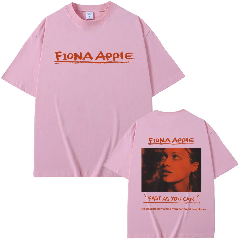 Singer Fiona Apple When The Pawn Fast As You Can Album Graphic T-shirt Men Women Fashion Casual Retro T Shirt Oversized T-shirts