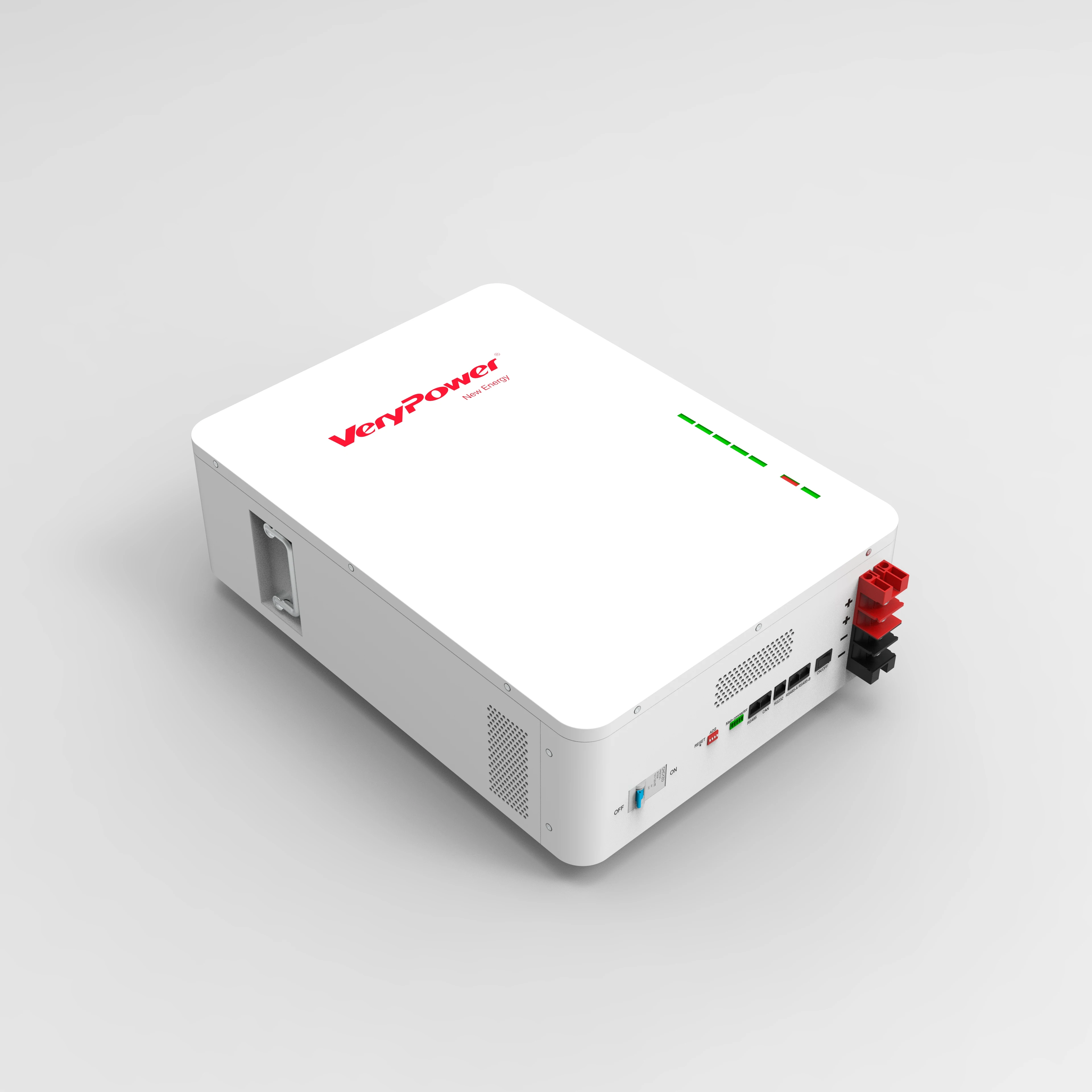 48V 51.2V Lithium Ion Battery 5Kwh 10Kwh 100Ah 200Ah Solar Energy Storage System Wall Mounted LiFePO4 Battery Pack