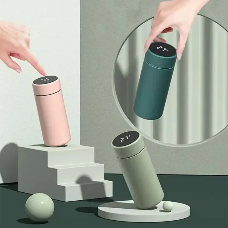 350ml Smart Thermos Wasser flasche intelligente Temperatur anzeige Edelstahl Vakuum flaschen Thermos flaschen mit Filter Tee Tasse