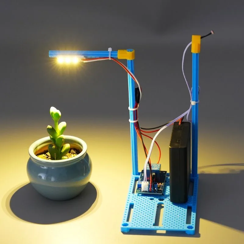 Physik STEM Technologie Gadget Kinder Wissenschaft Spielzeug Pflanze Zusatzbeleuchtung Maschine Lernspielzeug für Kinder DIY Handwerk