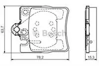 Store code: 986495081 for brake BALATASI rear W203 c209c209 for