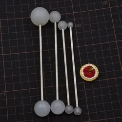Nylon Double-headed Non-stick Pill Stick Resin Clay Simulation Flower Making DIY Doll Eye Socket Modeling Polymer Clay Tool