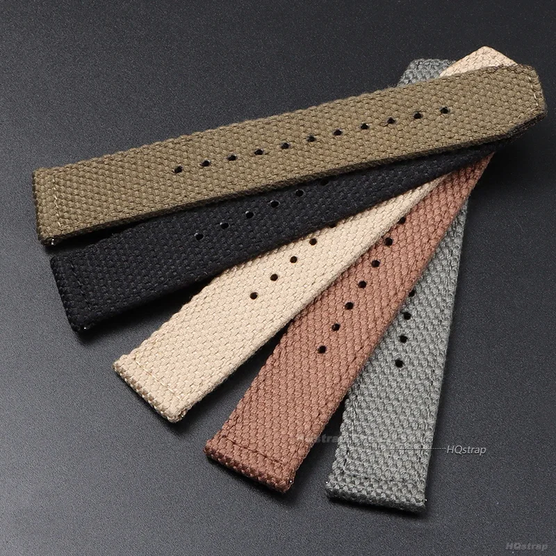 Correa de nailon de alta calidad para reloj Omega, correa de reloj informal militar, pulsera deportiva del ejército, correa de repuesto para Seiko de 20mm y 22mm
