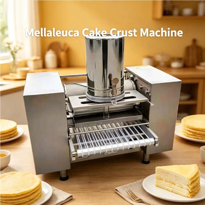 

Fully Automatic Commercial Birthday Wedding Crepes Pancake Maker Electric Thousand Layer Crepe Cake Making Machine