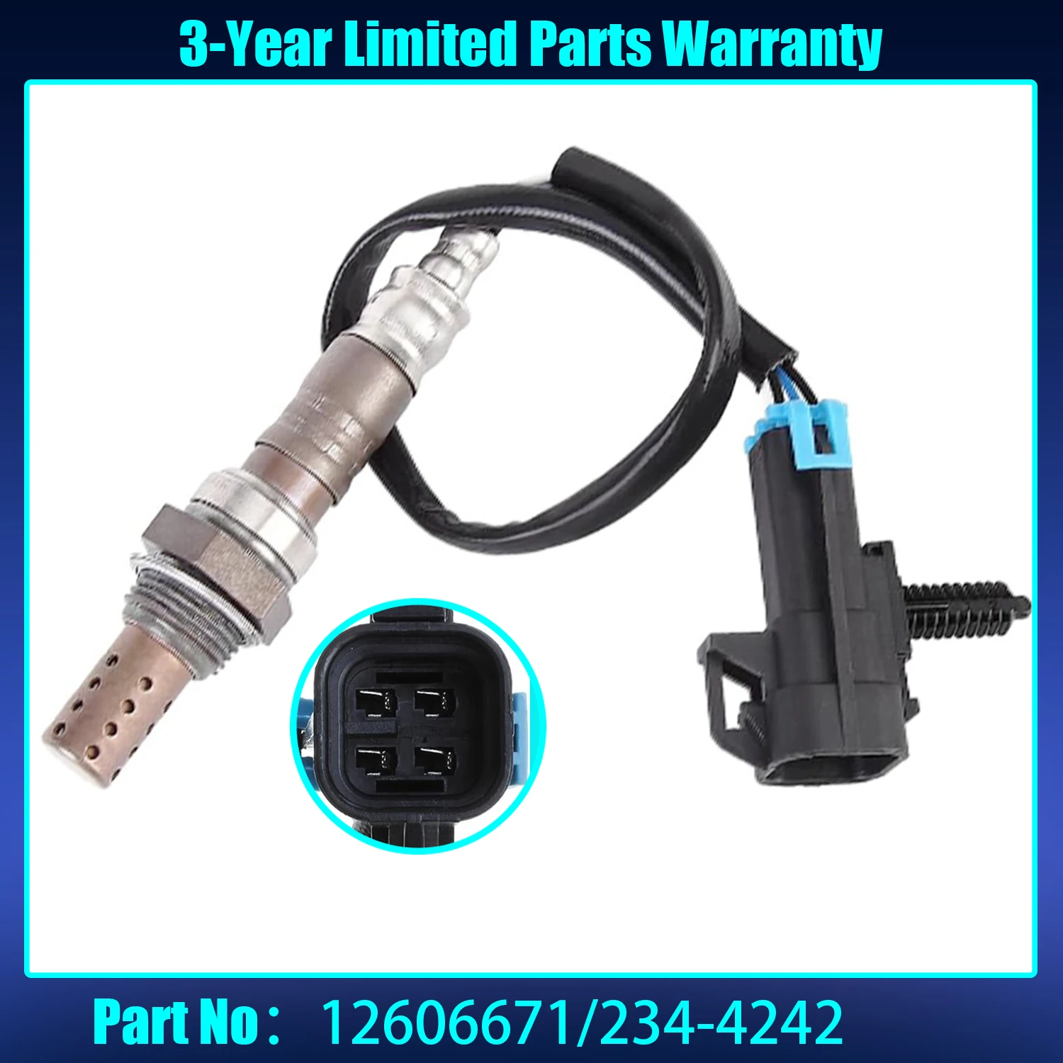 234-4242 Sensor de oxígeno O2 aguas arriba compatible con Chevy 2012-2015 Captiva Sport,Equinox,Malibu,HHR, Saturn Aura,Sky,Vue 2.4L L4