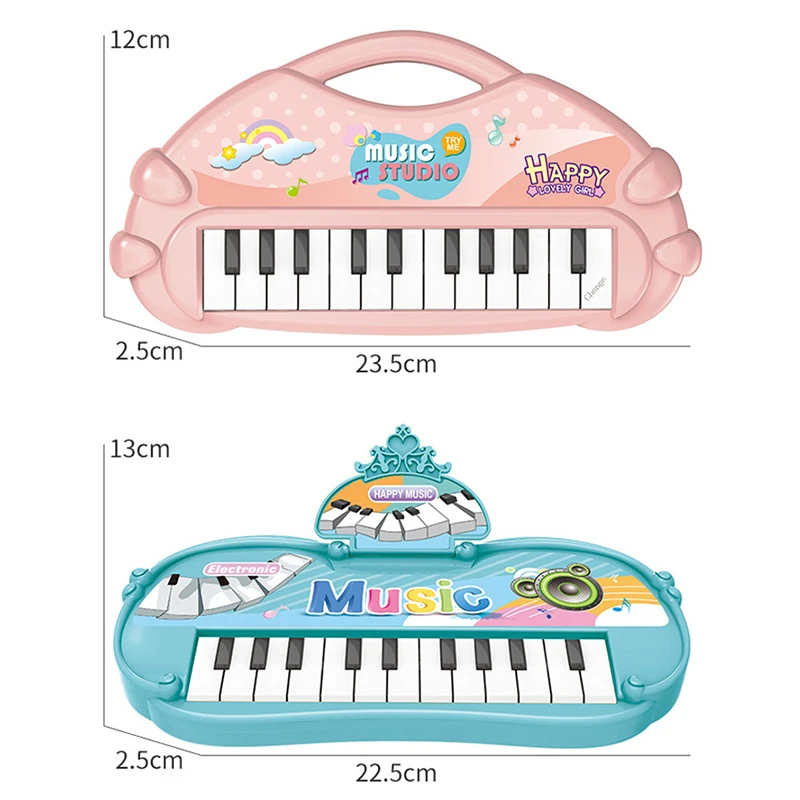 Piano Eletrônico para Crianças Mini Teclado Musical Brinquedos Educação Infantil Presente Instrumento Musical para Criança Iniciante 2 A 5 Anos