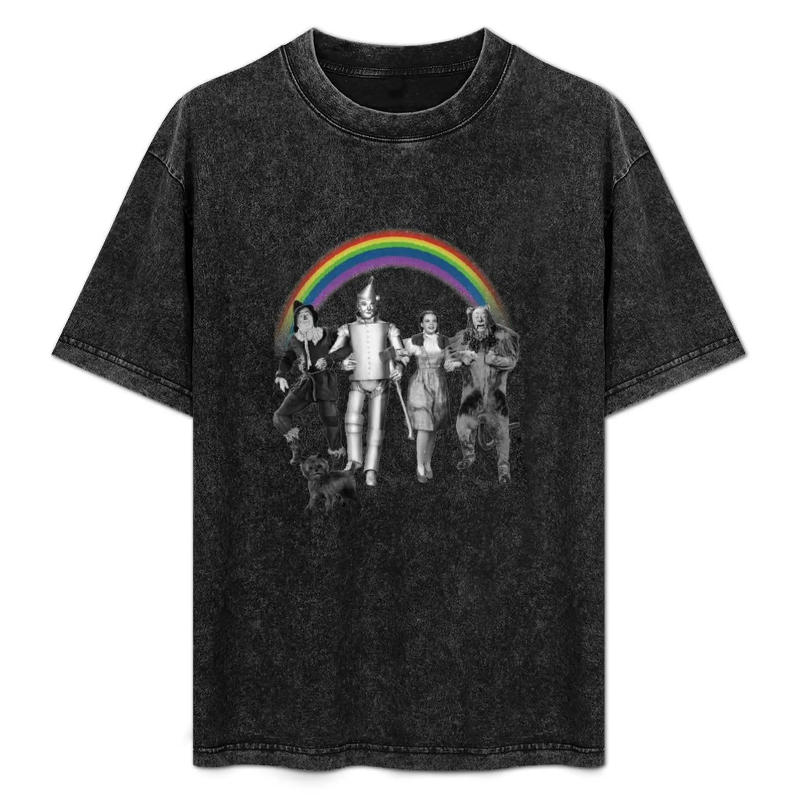 

Rainbow Vintage Poster Fantasy Dorothy Gale T-Shirt Creative Graphic Tee Shirt