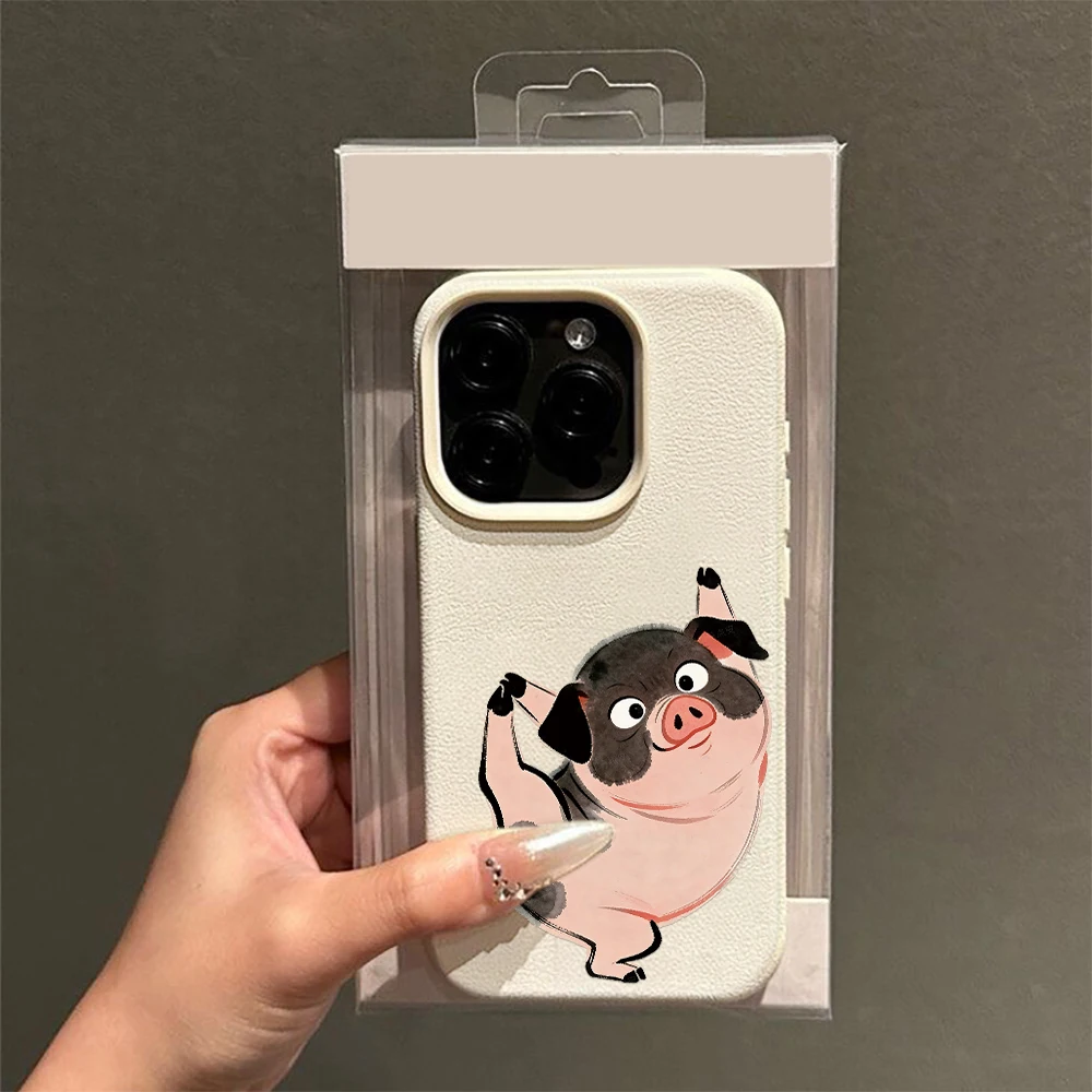 Pink Kawaii Best Pig Phone Case Vintage Grunge Camera Protection for iPhone Plus 11 Soft Cool 12 Pro Air 14 17 Max 13 15 16