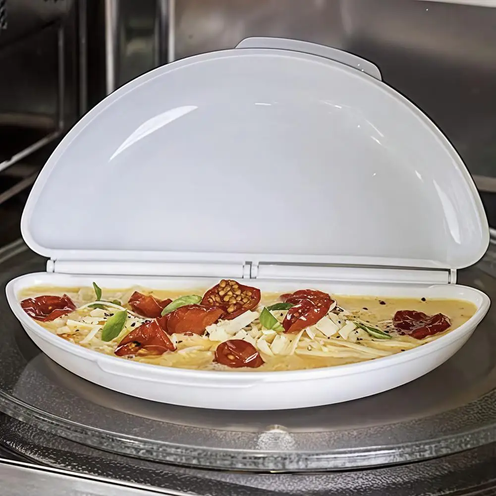 Egg Steamer Box Microwave Egg Poacher with Lid Nonstick 2-cavity Egg Cooker Steamer Dishwasher Safe Breakfast Gadget for Quick