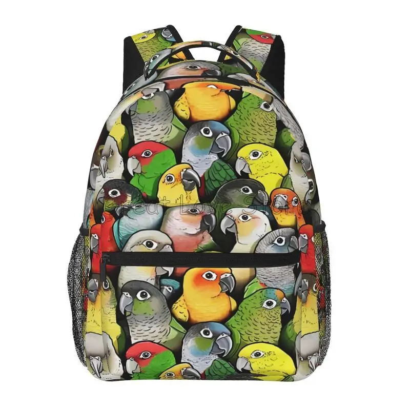 

Funny Parrot Bird Pattern Stylish Casual Backpack Purse Laptop Backpacks Pockets Computer Daypack for Work Business Travel