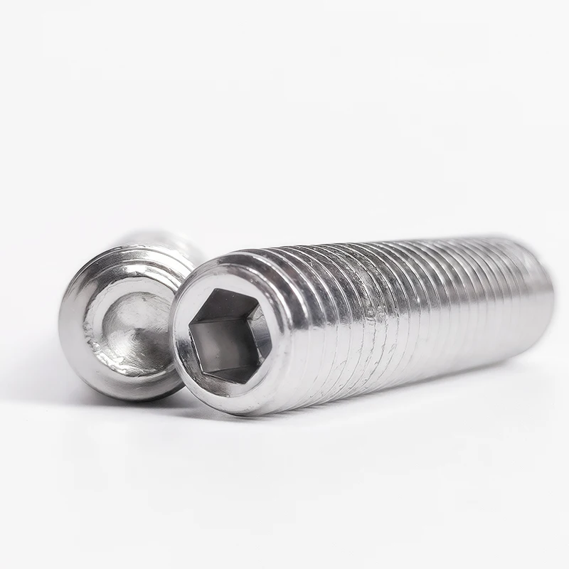 304 الفولاذ المقاوم للصدأ كأس نقطة مجموعة مسامير كيت، عرافة المقبس ألين مفتاح نكش مسامير تشكيلة، M3 M4 M5 M6 M8 M10 أحجام، DIN 916 #4