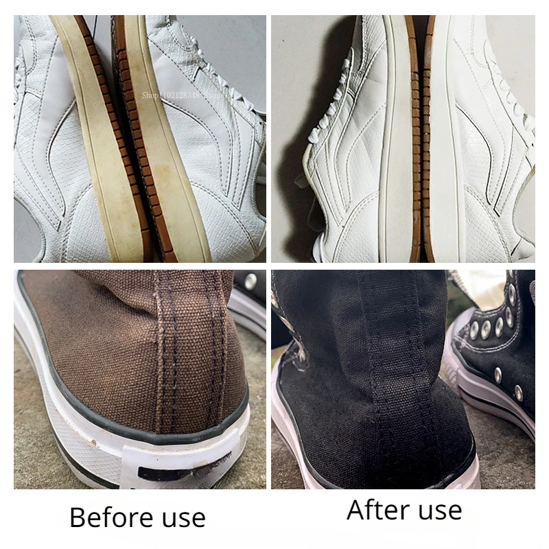 Sneakers Repair Pen nero bianco trasparente impermeabile Anti-ossidazione penna scarpe rimozione macchia colore complementare pulito giallo