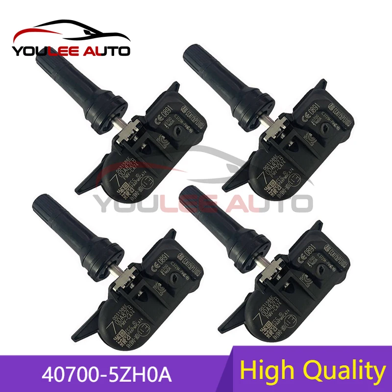 

1/4 шт. 40700-5ZH0A 407005ZH0A TPMS датчик давления в шинах для Nissan Juke Leaf Micra Murano Navara Patrol VI Infiniti QX50 QX70