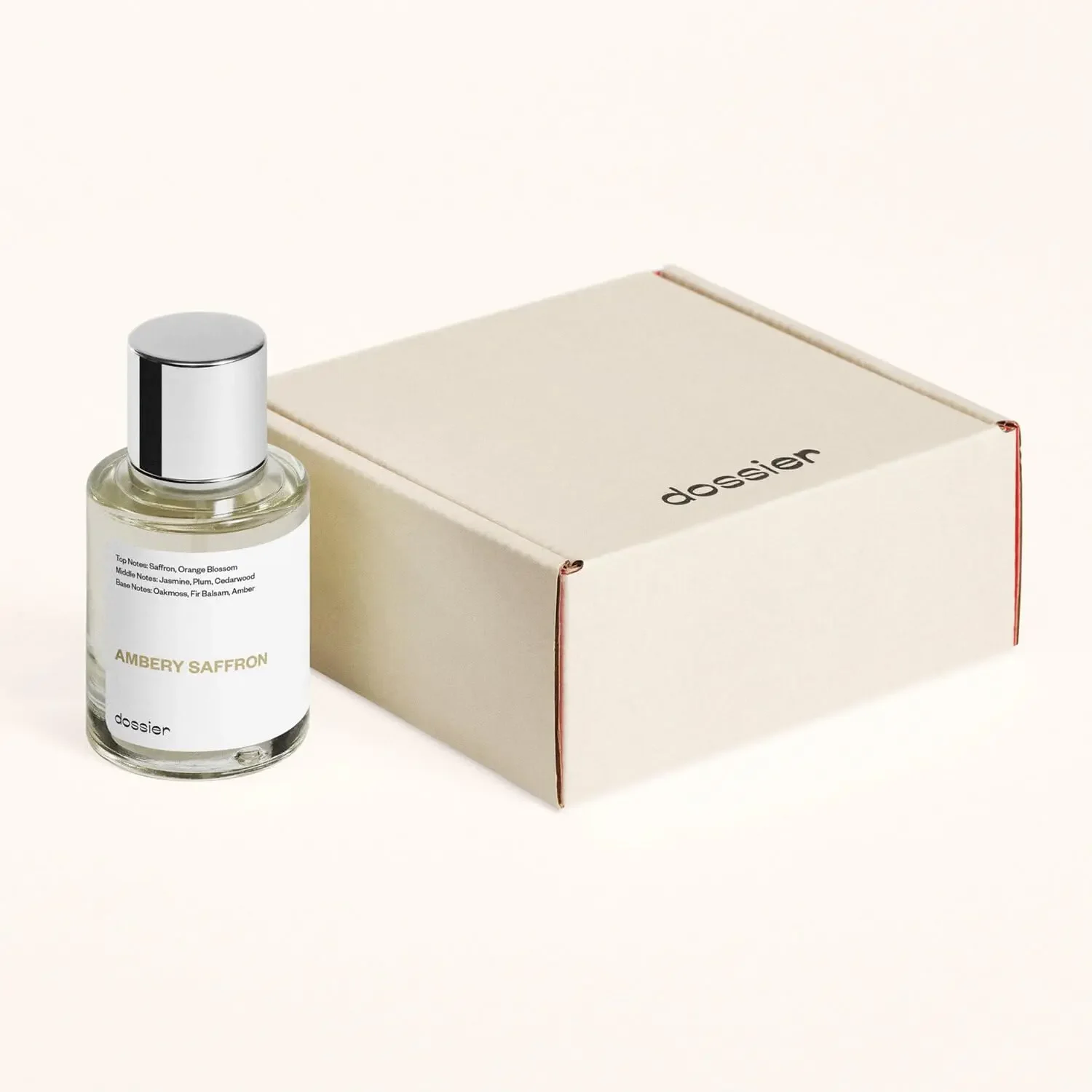 Dossier Ambery Saffron 1.7 Oz (50ml) Eau de Parfum Spray عطر عطر للجنسين رذاذ عطر جديد في الصندوق