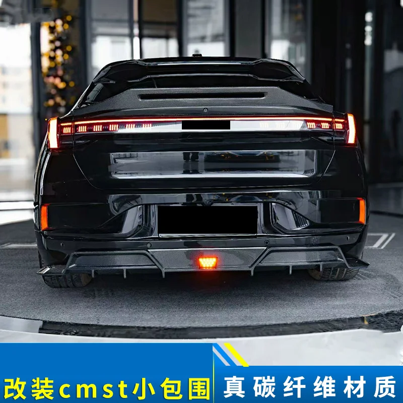 Carbon fiber body kit for Zeekr 001 2021-2023 modified Front Lip rear lip Tail Wing spoilers Side Skirt Vent Car Accessories