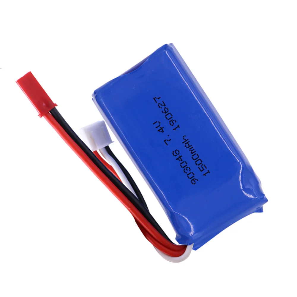 7.4V 1500mah LiPo Battery 903480 with Charger For Wltoys V353 A949 A959 A969 A979 k929 Drone Battery For RC Cars Helicopter Boat