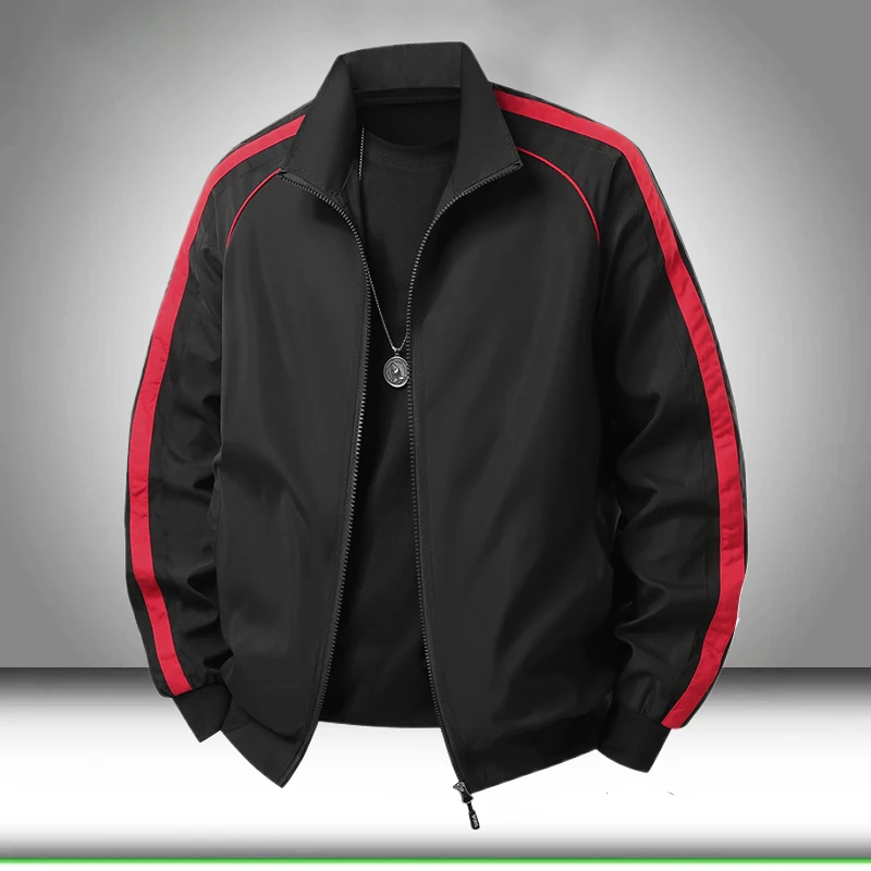 Jacket Mens Autumn Korean Fashion Outdoor Windbreaker Sprig Full Zip Streetwear Casual Coat Lightweight Breathable Sportswear