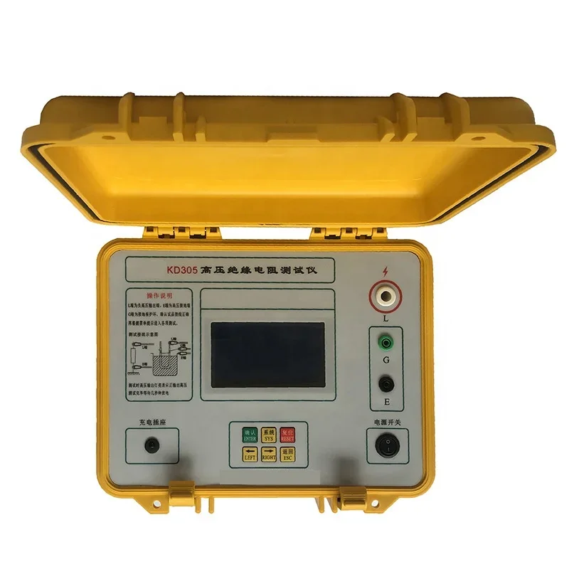 5000V/10000V Insulation Resistance Tester Meter with Polarization Index Absorption Ratio/Megohmmeter