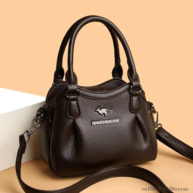

Luxury Women's Tote PU Leather Soft Crossbody Bags Women Designer Handbags High Quality Large Casual Female Messenger Sac