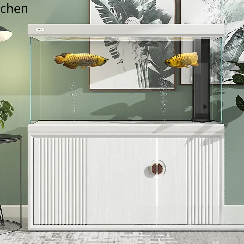 

YFY goldfish tank living room household partition ultra-white glass large intelligent ecological bottom filter aquarium