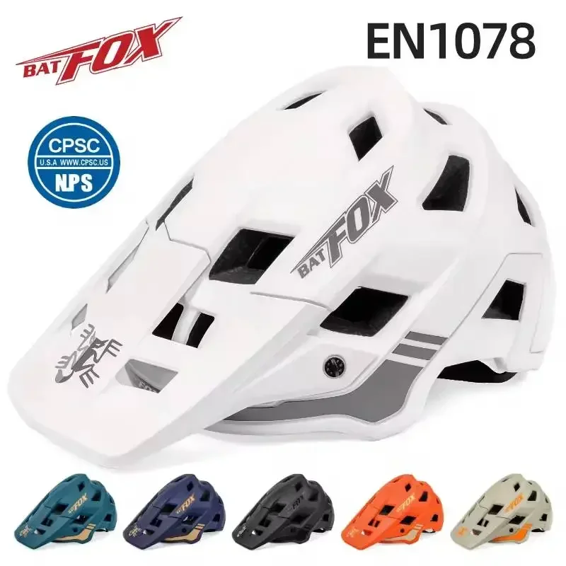 

Batfox MTB DH Велосипедный шлем Сверхлегкий дорожный горный велосипед Велосипедный цельнолитой шлем Мужчины Женщины Сверхлегкий Moto Cross