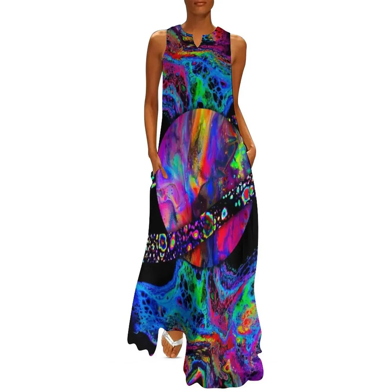 

Cosmic Trip (Tall) Long Dress long sleeve dresses women's evening dresses Dresses Dress