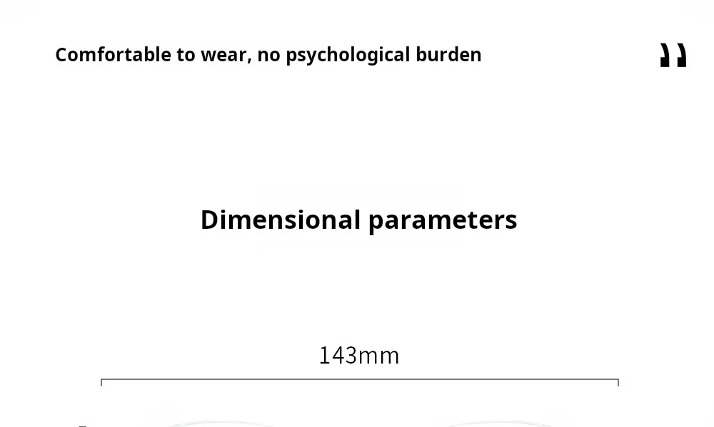 Yimaruili Z6153 Eyeglasses — Frame Dimensions & Sizing Chart