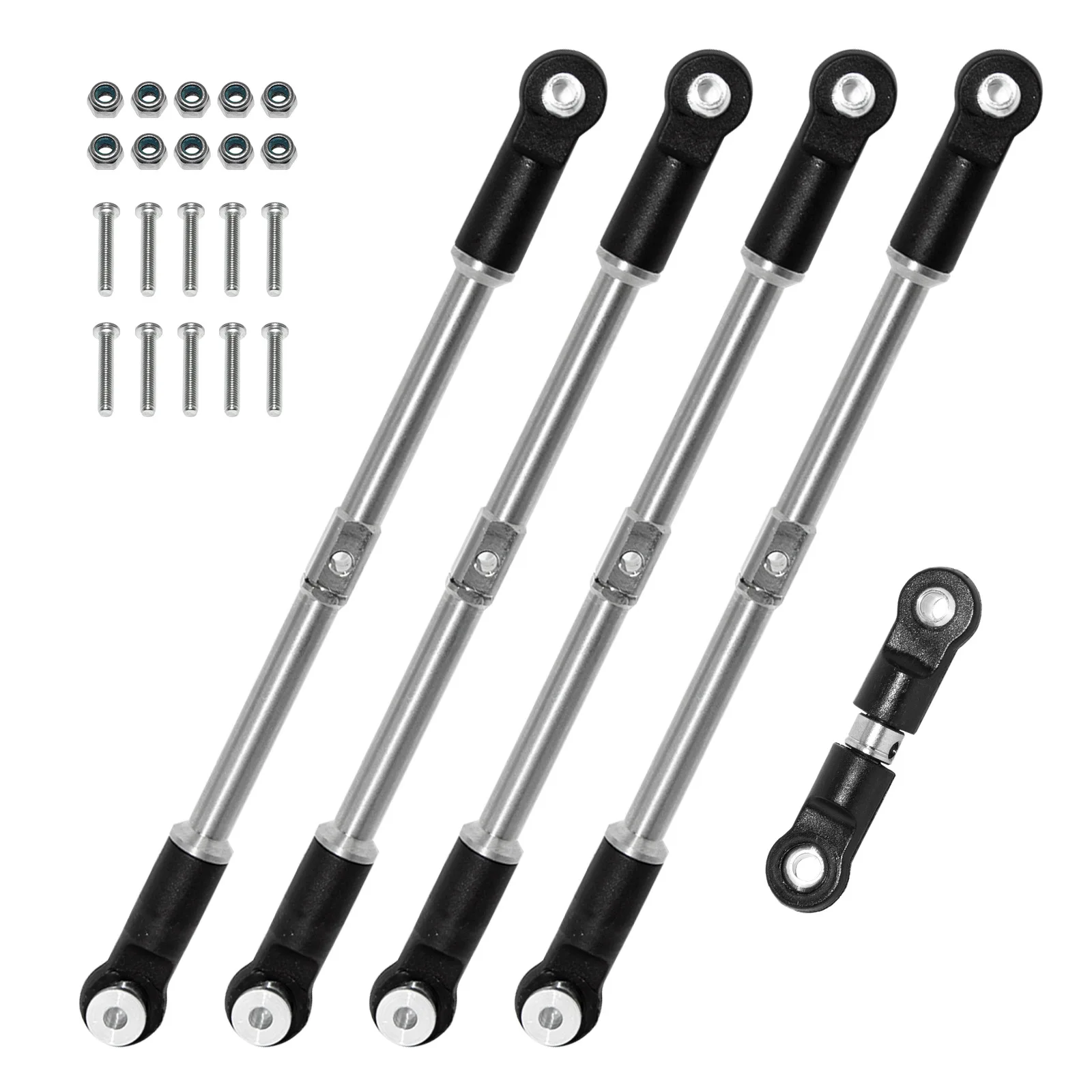 

5pcs Steel Tie Rod Turnbuckles Set for ARRMA 1/7 Big Rock 6S BLX 1/8 Kraton Outcast 6S BLX RC Car Upgrade Parts