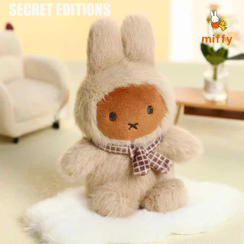 

Plush Doll Kawaii Miffy Macaron Series Fluffy Desktop Ornaments Dopamine Plush Keychain Anime Accessories Perfect Birthday Gifts
