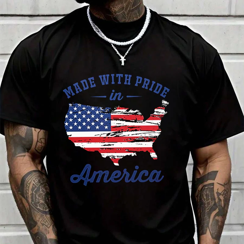 

Футболка с креативным принтом «Американский патриот-ветеран», летняя повседневная футболка с короткими рукавами, уличная одежда для мужчин и женщин, свободная футболка-топ