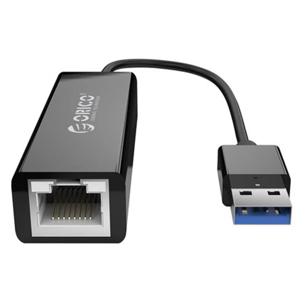 ORICO UTJ-U3 przewodowy karta sieciowa konwerter USB do gigabitowego karta sieciowa stacjonarnego notebooka przewodowego zewnętrzna karta sieciowa karta sieciowa